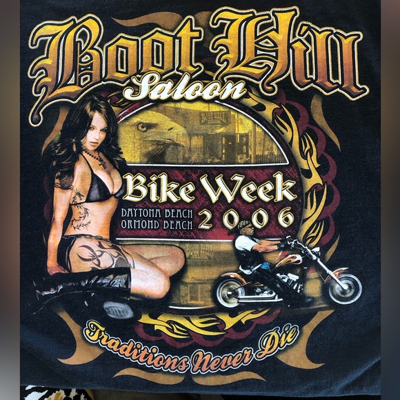 Vintage Bike Week Tee - Picture 5 of 5